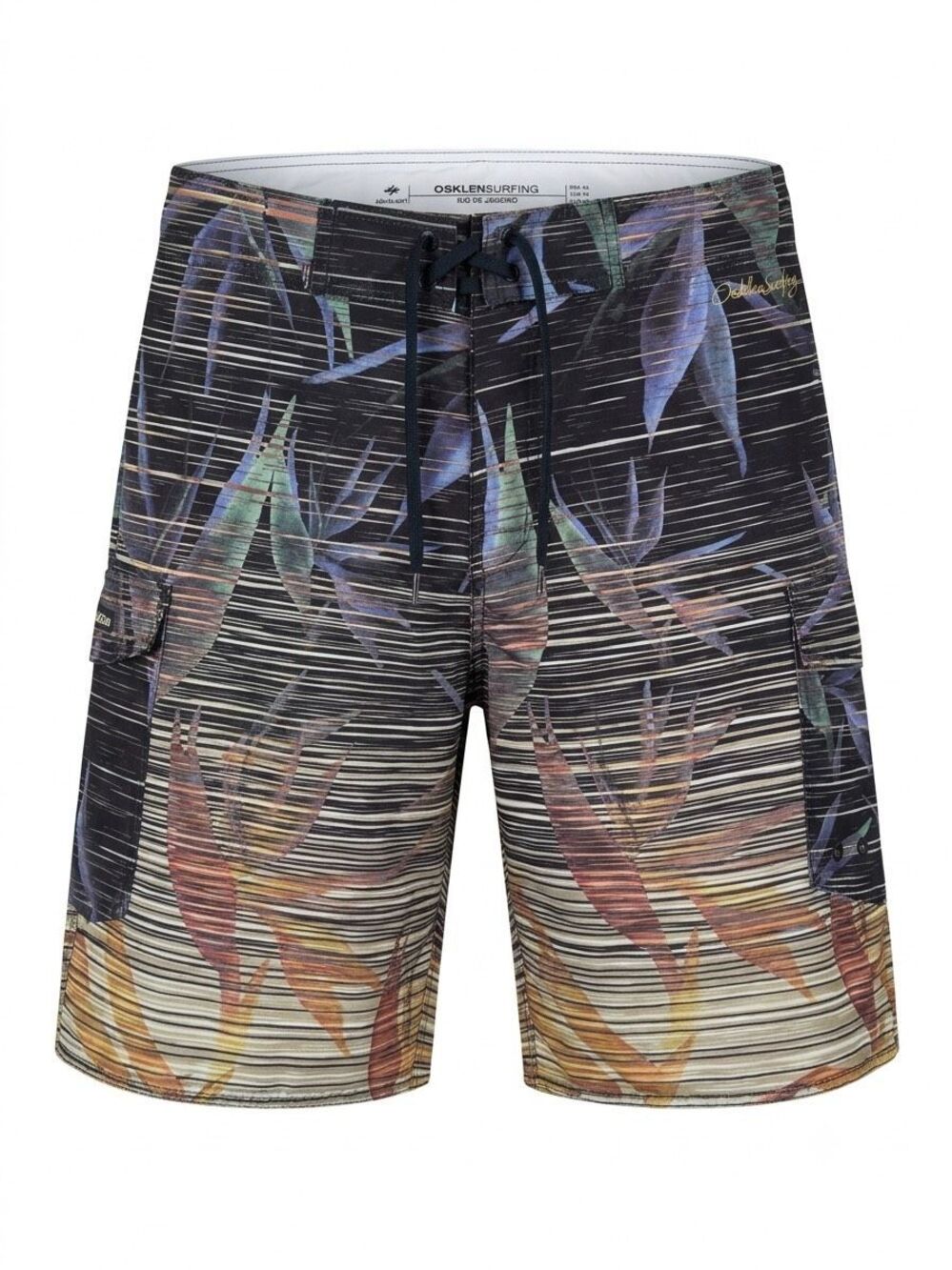 NWT Osklen Surfing Rio De Janeiro AquaLight Board Shorts Mens 34 Tropical